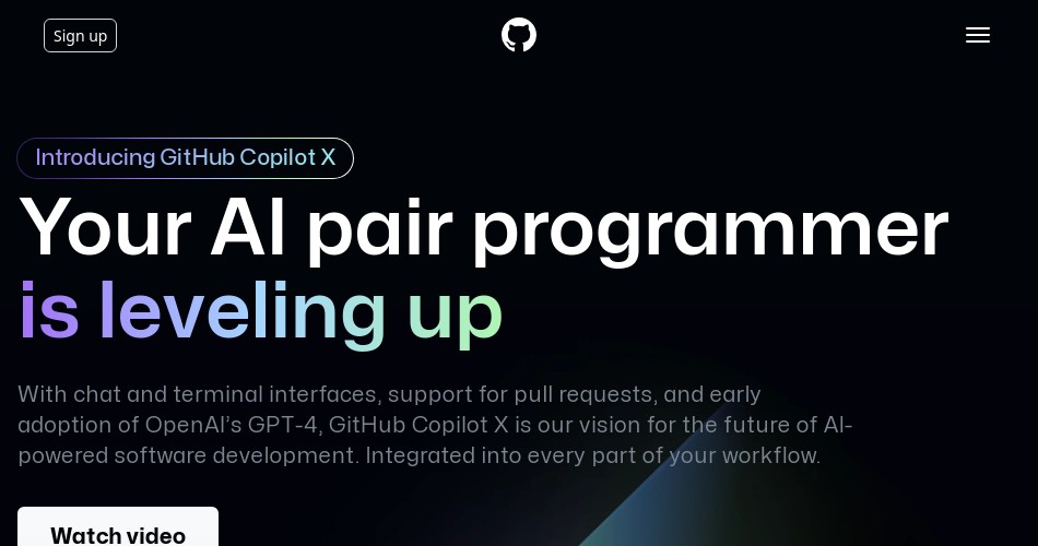 GitHub Copilot X -KI Coding Tool